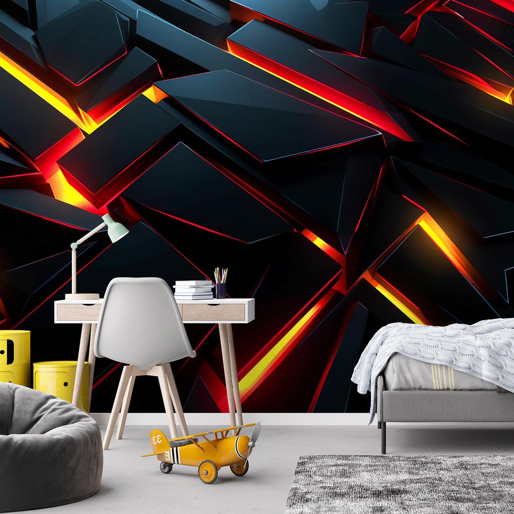 Wallpaper Futuristic 3D abstraction