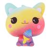 Cute Plush Ice Cream Cat Stress Toy Squeeze Rebound Toy for Kids & Adults Soft