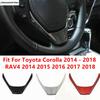 Накладка на панель кнопок рулевого колеса для Toyota Corolla 2014 - 2018 / RAV4 2014 2015 2016 2017 2018 Аксессуары из углеродного волокна