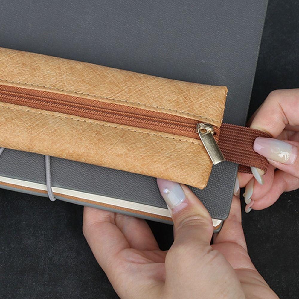 Портативный пенал эластичная пряжка зажим для ручки простой держатель для ручек офисная встреча