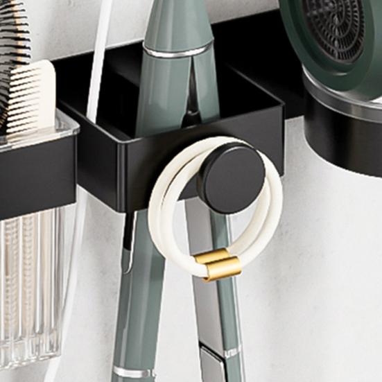 Настенный держатель для фена, органайзер для ванных принадлежностей, полка с высокой несущей способностью