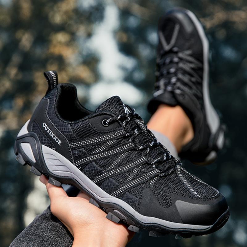 Весенне-летняя мужская и женская обувь для активного отдыха Сетчатая дышащая Нескользящая Парная обувь для хайкинга Низкие кроссовки для хайкинга