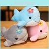 Cute Ocean Animal Plush Dolphin Keychain Adorable Whale Stuffed Toy Soft Short Plush