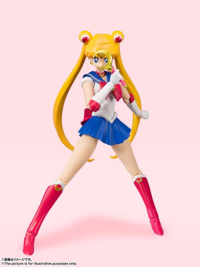 TAMASHII NATIONS Sailor Moon Sailor Moon Color 140mm Painted Movable Figure S.H.Figuarts -Animation Edition- Approx. ABS&PVC