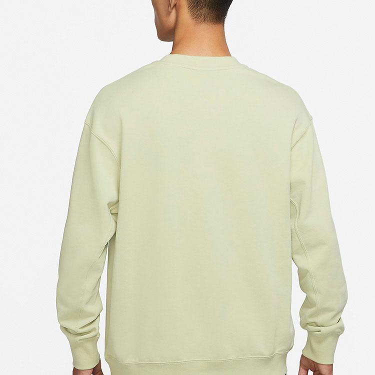 Nike Спортивный пуловер с вышитым логотипом, мужские топы, зеленый DR7836-371
