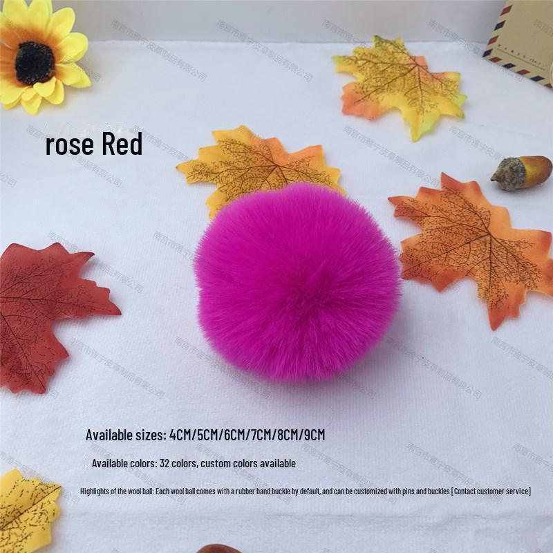 5 см цветной плюшевый мяч для самодельных украшений, одежды и аксессуаров