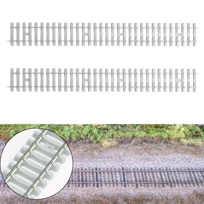 2 шт. Шпалы и рельсы для модели железной дороги для энтузиастов DIY-проектов по моделированию сценариев