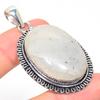 Natural Rainbow Moonstone Gemstone 925 Sterling Silver Pendant 2.36" Z9V34