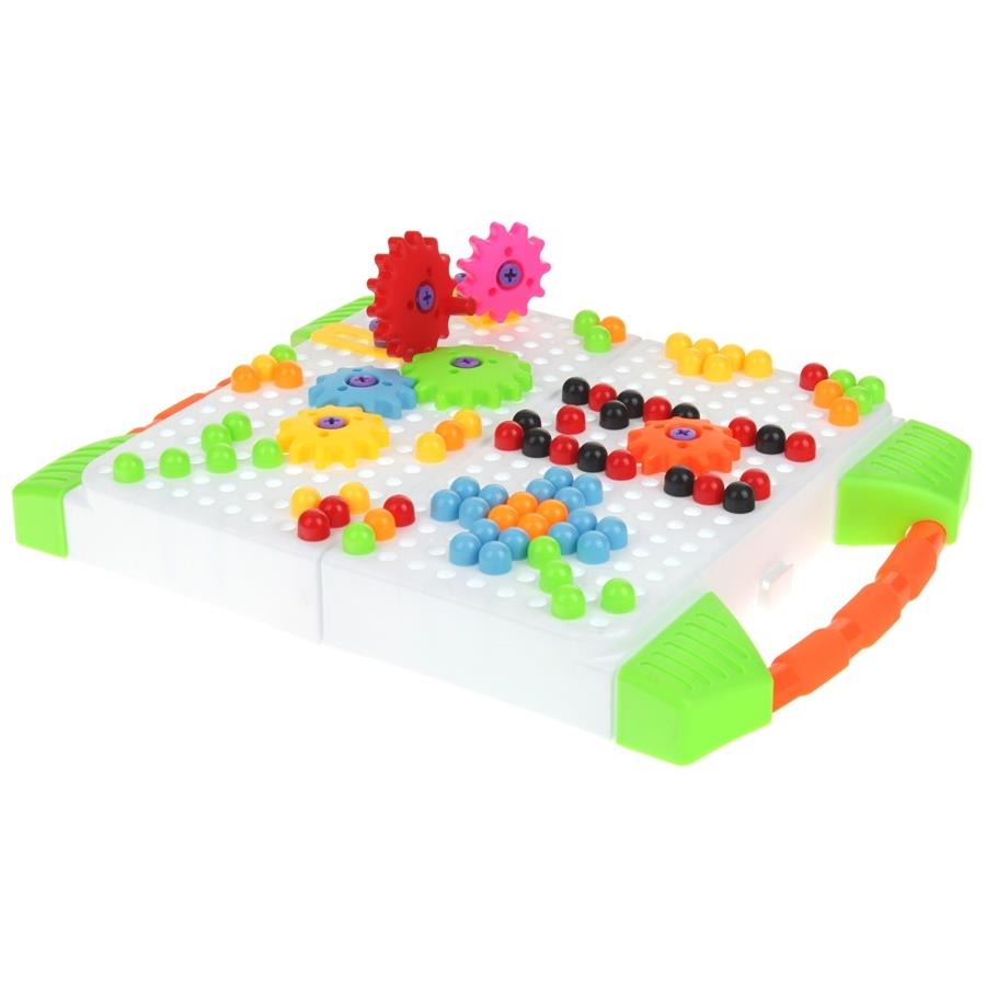 Building Blocks Screwdriver Mosaic Screws Suitcase Creative Set