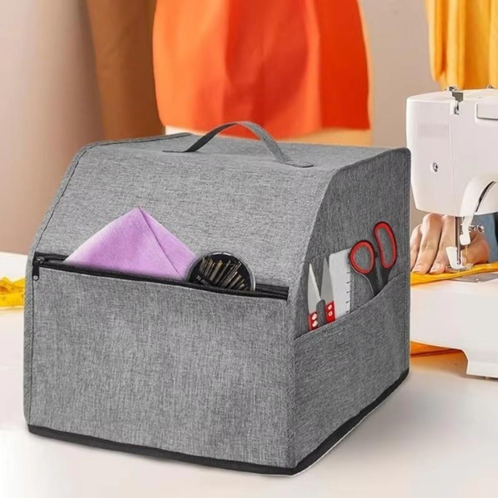 Durable Overlock Machine Cover With Storage Pockets Dust Cover for Serger Storage Bag for Home