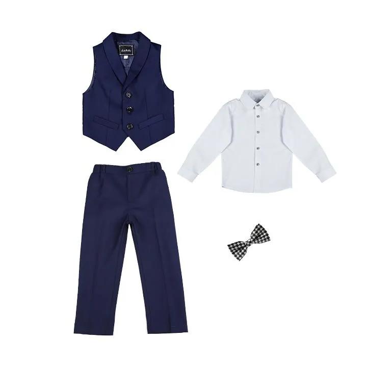 Детское платье, костюм для мальчика, жилет, костюм для выступления на фортепиано, костюм для мальчика-ведущего