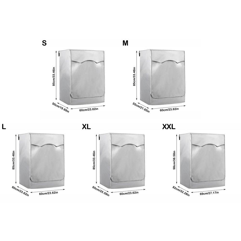 Чехол для стиральной машины с роликовым краем Универсальный пылезащитный чехол для машины с фронтальной загрузкой