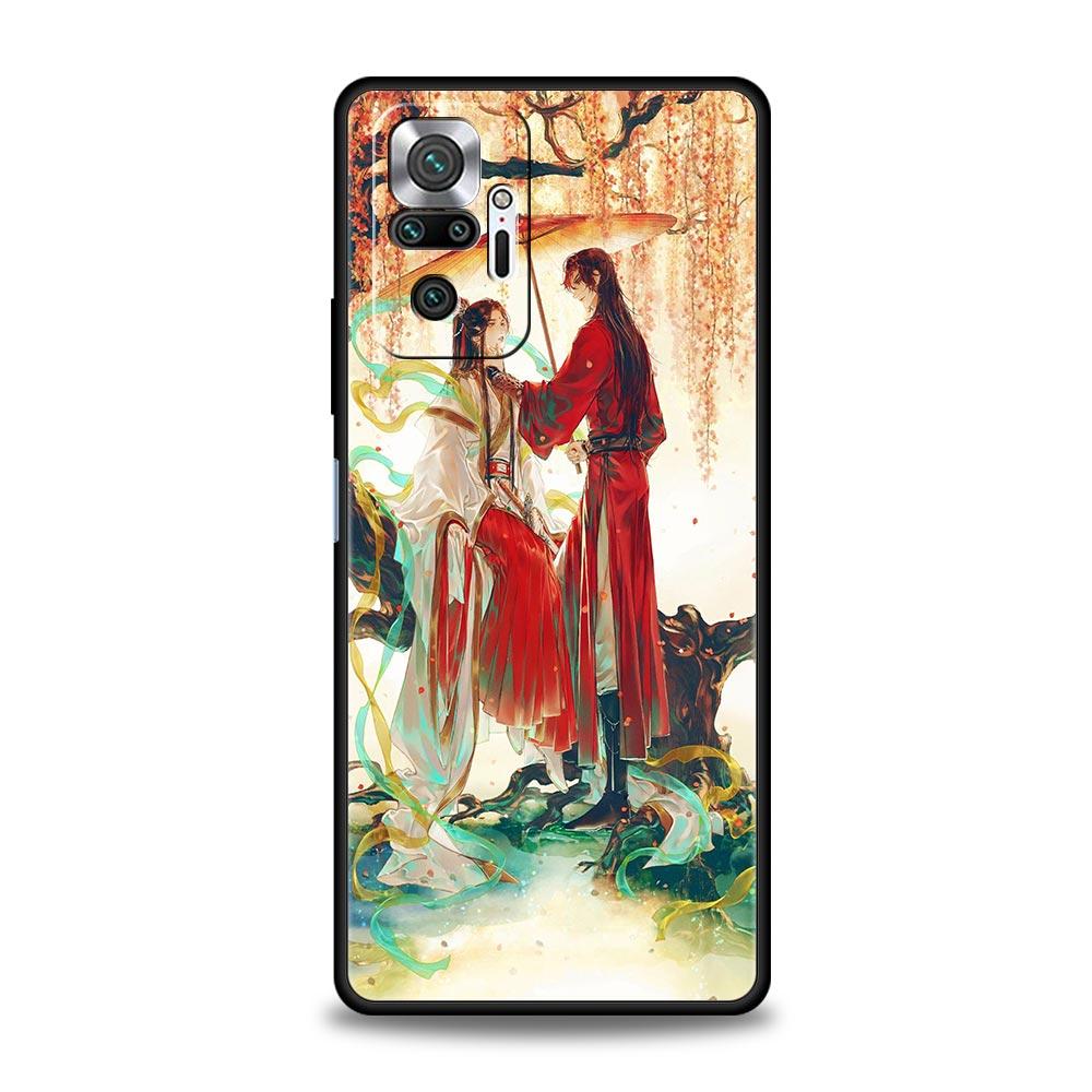 Чехол для телефона Cover для Redmi 14C 10C Note 15 14 13 12 10 11 Pro Plus K40 5G Мягкий ТПУ Ударопрочный Fundas Небесное Благословение Официального Лица