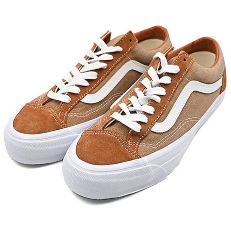Vans LX OLD SKOOL Low Top Skateboard Shoes Unisex Brown Sneakers VN000D57TBR