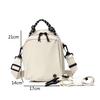 Nylon Shoulder Bag Color Matching Bag Body Design Multi-pocket Zipper Opening Design Versatile Portable Messenger Bag