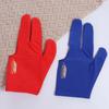 Leopard Fitness Gloves Snooker Billiard Gloves Letter Three Finger Billiard Gloves Left Hand Gloves