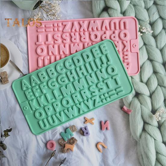 Форма для шоколада с алфавитом, высокая термостойкость, широкое применение, пищевая многофункциональная силиконовая форма для шоколадного торта