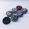4 шт. 56 мм Колпачки ступицы колеса Черные для GTAM Giulietta GT Mito Brera Giulia - Декор для модификации колпачка ступицы логотипа колеса автомобиля