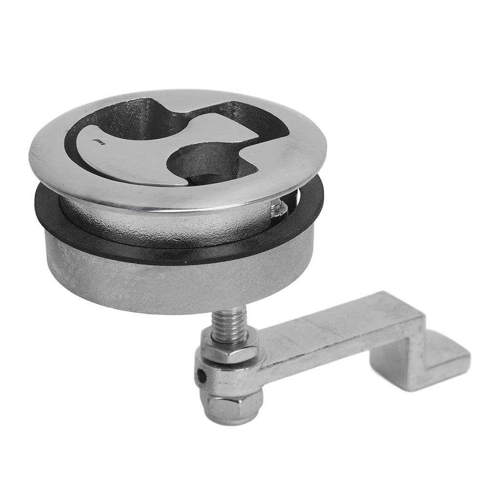 2in Boat Flush Pull Hatch Latch 316 Stainless Steel Marine Boat Hatch Lifting Latch Handle for 12 to 17mm Panel