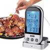 Серебристый термометр для барбекю с таймером-будильником, пищевой термометр, датчик температуры, кухонные инструменты