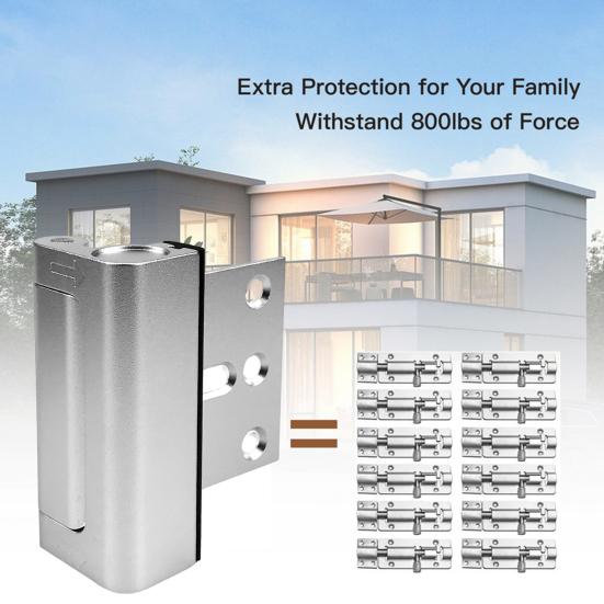Усиленный замок для двери безопасности дома, устойчивый к коррозии, дополнительный откидной замок с защитой от детей