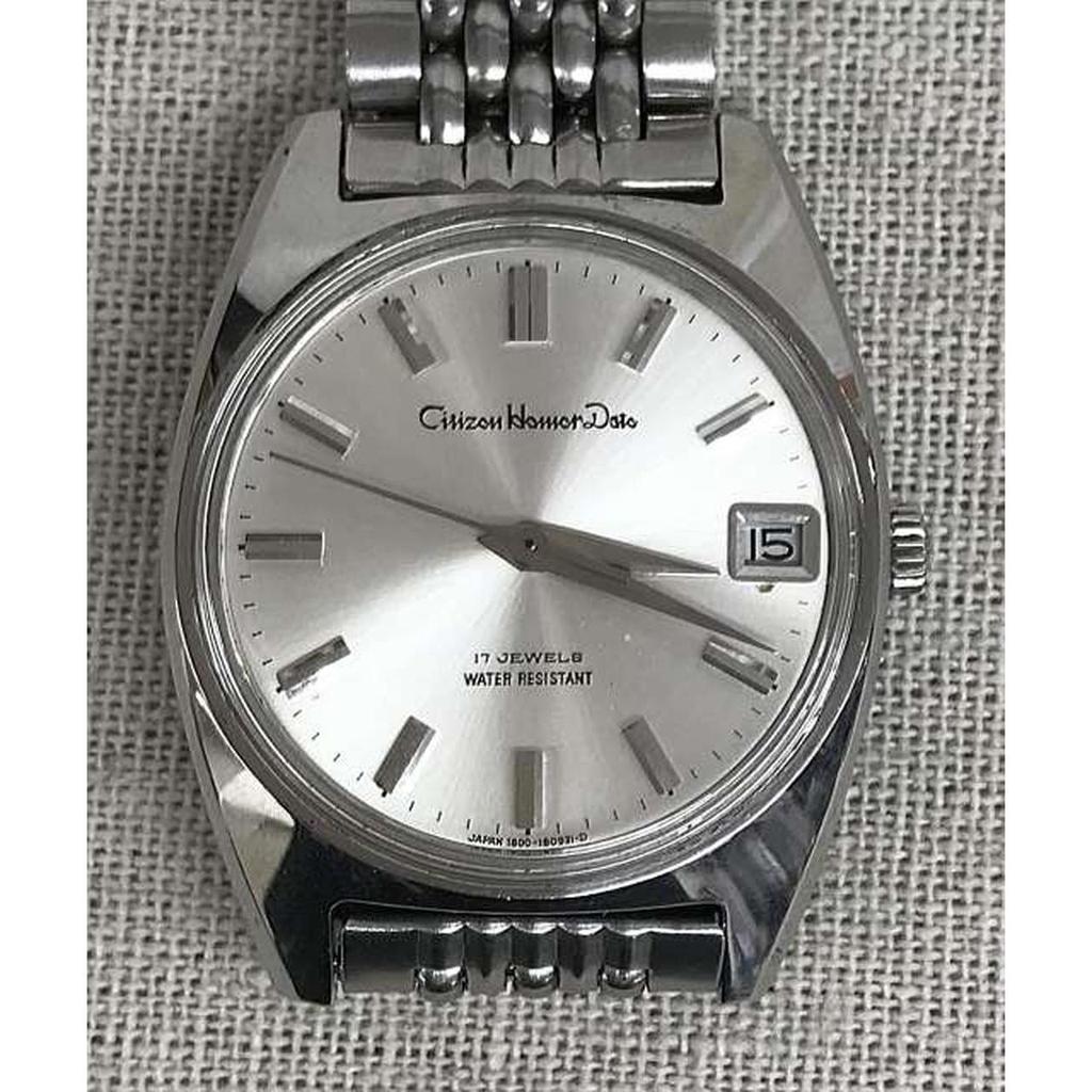 Б/у CITIZEN HOMER DATE 4-180674-K Часы с ручным заводом