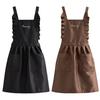 Kitchen Apron with Pockets Strap Adjustable Breathable Thin Ladies Princess Skirt