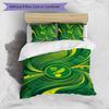 Norwich City Football Printed 3 Pieces Bedding Set, Comfortable Skin Friendly Bedroom Duvet Cover Set
