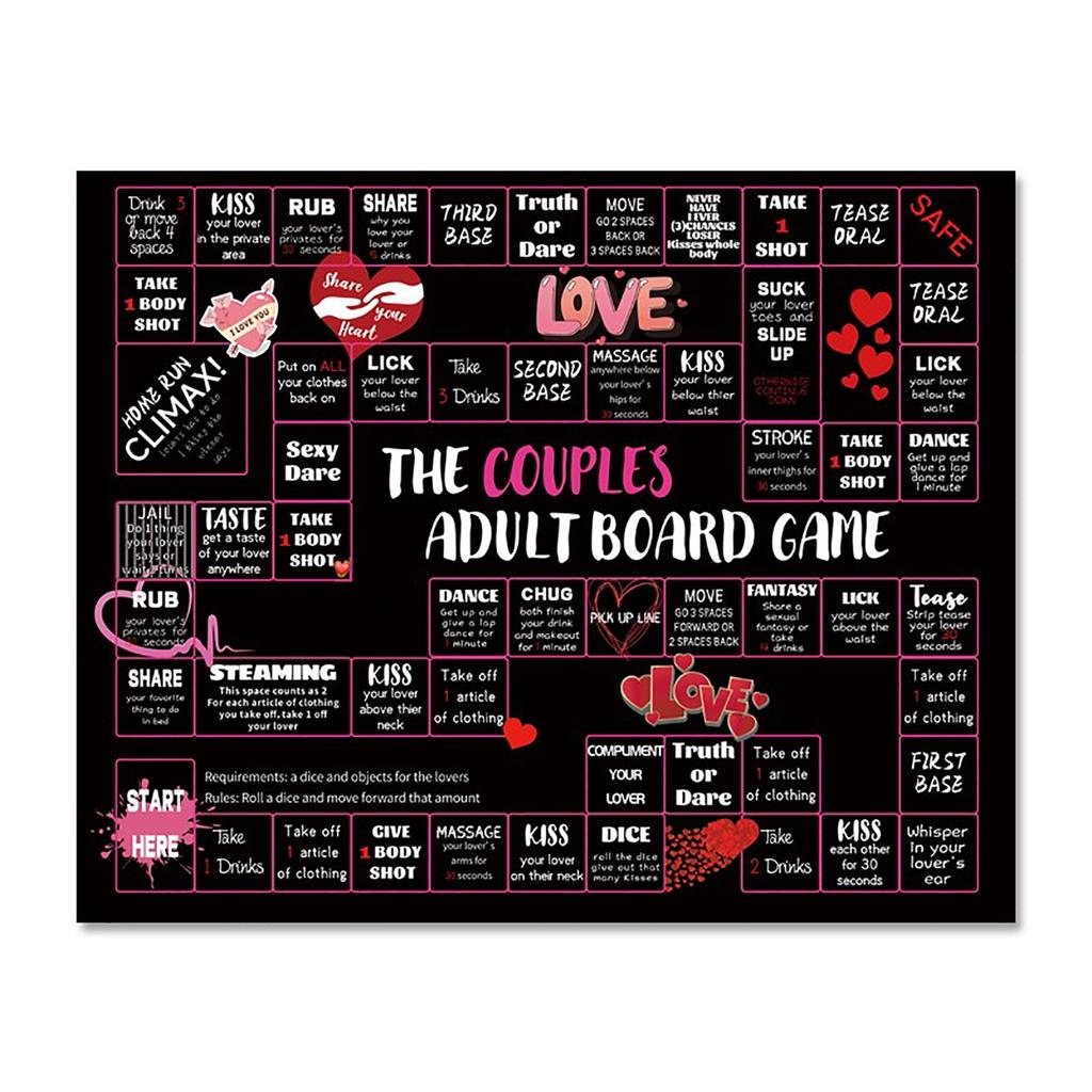 Creative Drinking Board Game For Adult Date Nights
