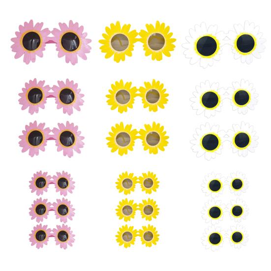 Подсолнух Очки Смешные Клоунские Солнцезащитные Очки Взрослые Костюм из Фильма Ужасов для Летней Пляжной Вечеринки у Бассейна Хэллоуин Косплей