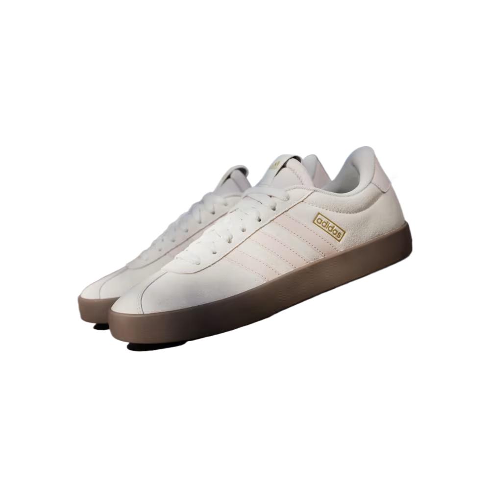 Adidas Женские кроссовки VL Court 3.0 Off White Wonder Quartz кремовые золотисто-металлик JR0954