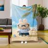 1PC Pop Cartoon Actor Elf Pattern Soft Throw Spiritual Guru Thin Blanket Gift for Couch Bed Car Home Camping For All Season Use