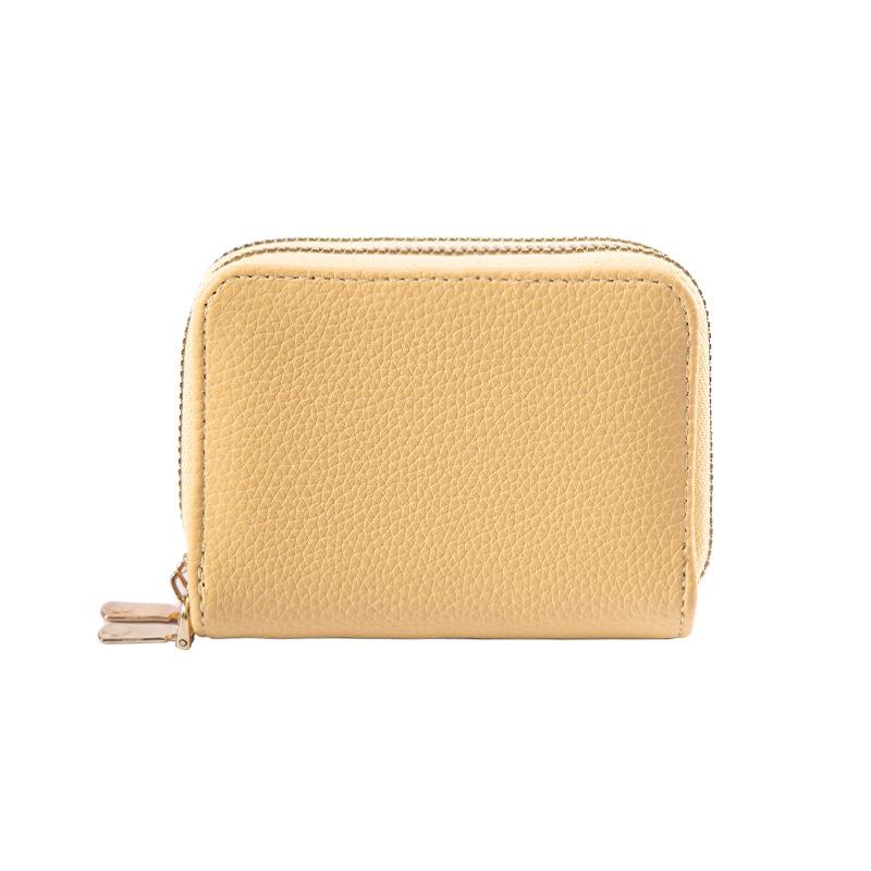 Двухслойная женская сумка для документов на молнии, многофункциональная и с несколькими отделениями для удостоверения личности