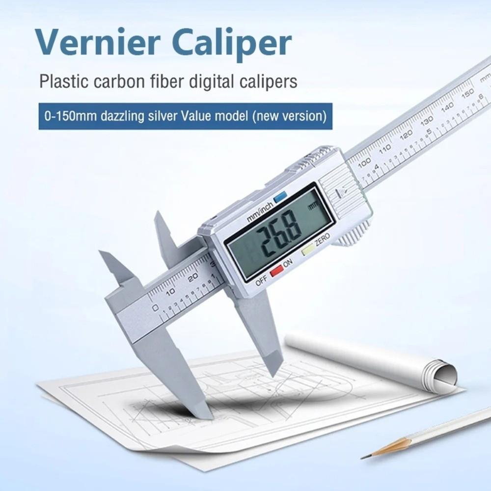 Inch/Metric Vernier Caliper 0-150mm Digital Ruler Electronic Digital Caliper Woodworking Tool