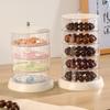 3/4/5-Layer Rotating Jewelry Organizer - Plastic Multi-Tier Storage Box, Transparent Hair Ring Display For Dressing Table