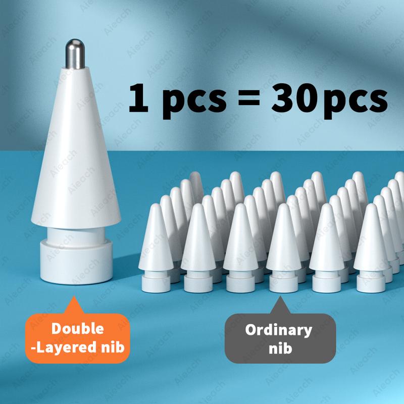 For Apple Pencil 1st 2nd 3rd USB-C Pro Tip For Apple Pencil Pen Nib Double Layer 2B HB 2.0 3.0 Soft Hard iPad Pencil Accessories