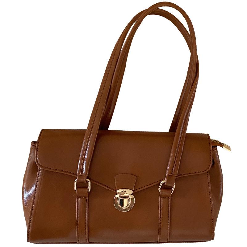 Новая осенне-зимняя корейская сумка Ins Niche Underarm Bag Texture Casual Retro Light Luxury Handbag Bag для женщин