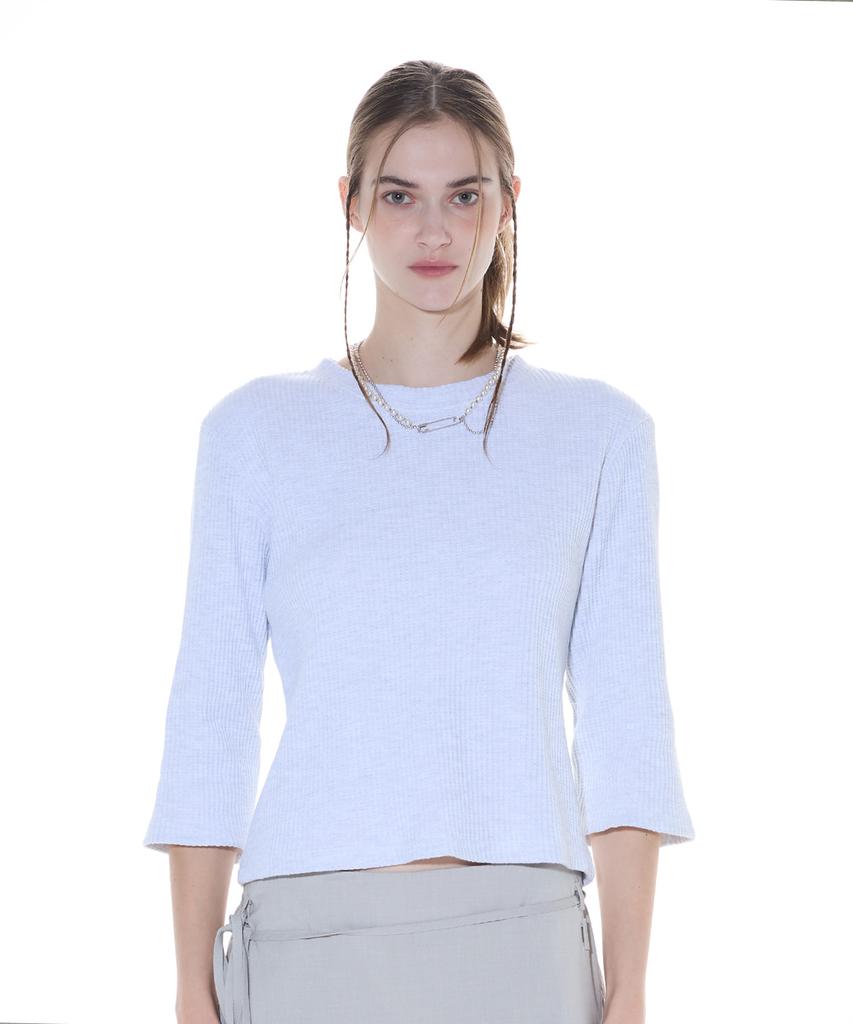 LARTIGENT L14 Waffle T-Shirt (Melange)