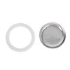 Ring Gasket Seal Top Flexible Silicone Rubber Washer With Filter Mesh For Espresso Moka Stove Pot Cups Coffee Makers Accessories