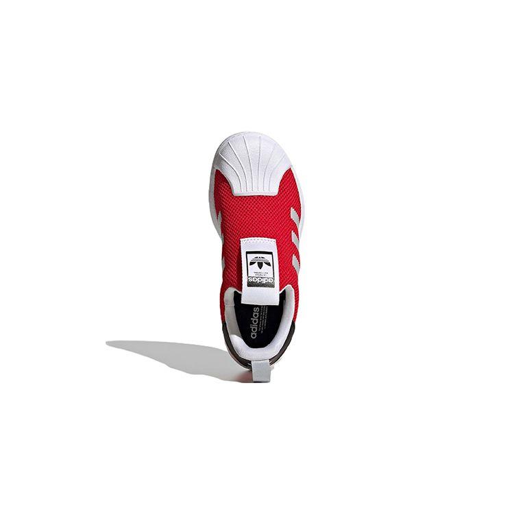 Adidas Superstar 360 Little Kid Vivid Red White Kids Sneakers Clear-Grey Footwear-White GZ5034
