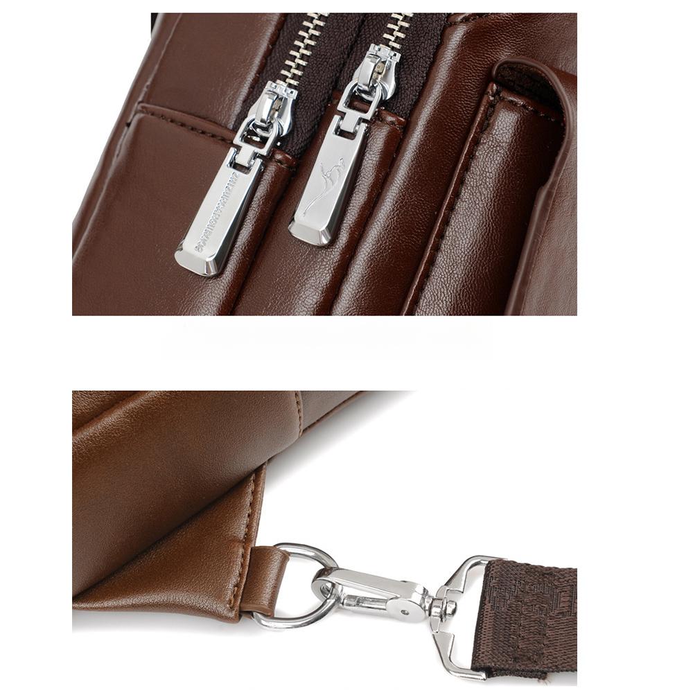Мужская нагрудная сумка USB Одноплечевая сумка-мессенджер Нагрудная сумка Повседневная модная сумка Диагональный рюкзак