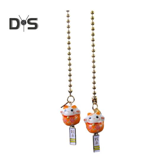 Подвеска для зеркала заднего вида, подвесные аксессуары для салона автомобиля, легко вешать, очаровательный внешний вид, подвесное украшение в виде счастливого кота