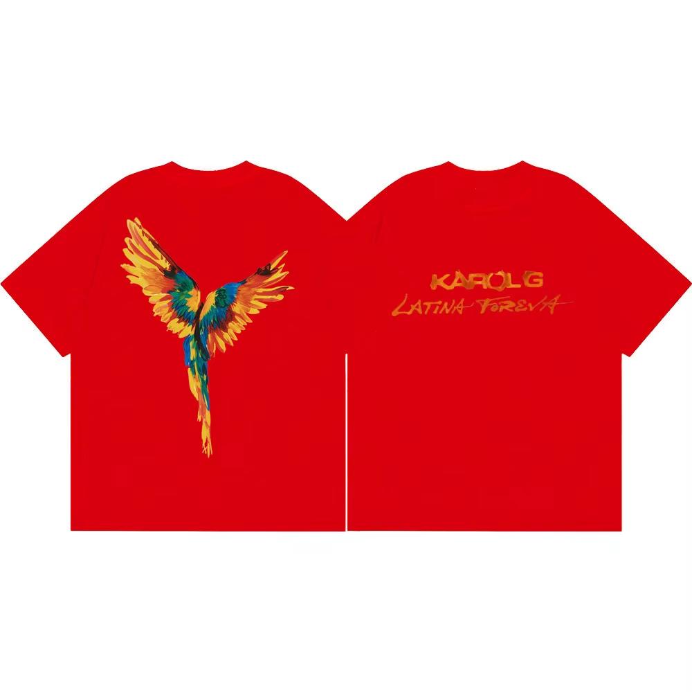 Singer Karol G Tour 2026 Graphic T Shirt Unisex Unisex Fashion Pop Music Short Sleeve Tshirt High Quality Cotton Oversized Tshirts
