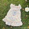 Pet Clothing Spring and Summer Floral Suspender Skirt Princess Style Dog Cat Clothes Are More Breathable Than Bear Thin Styles