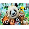 Полный 5D Diy Алмазная картина Цвет Панда животное Вышивка Крестом Домашний Декор Ручной Подарок