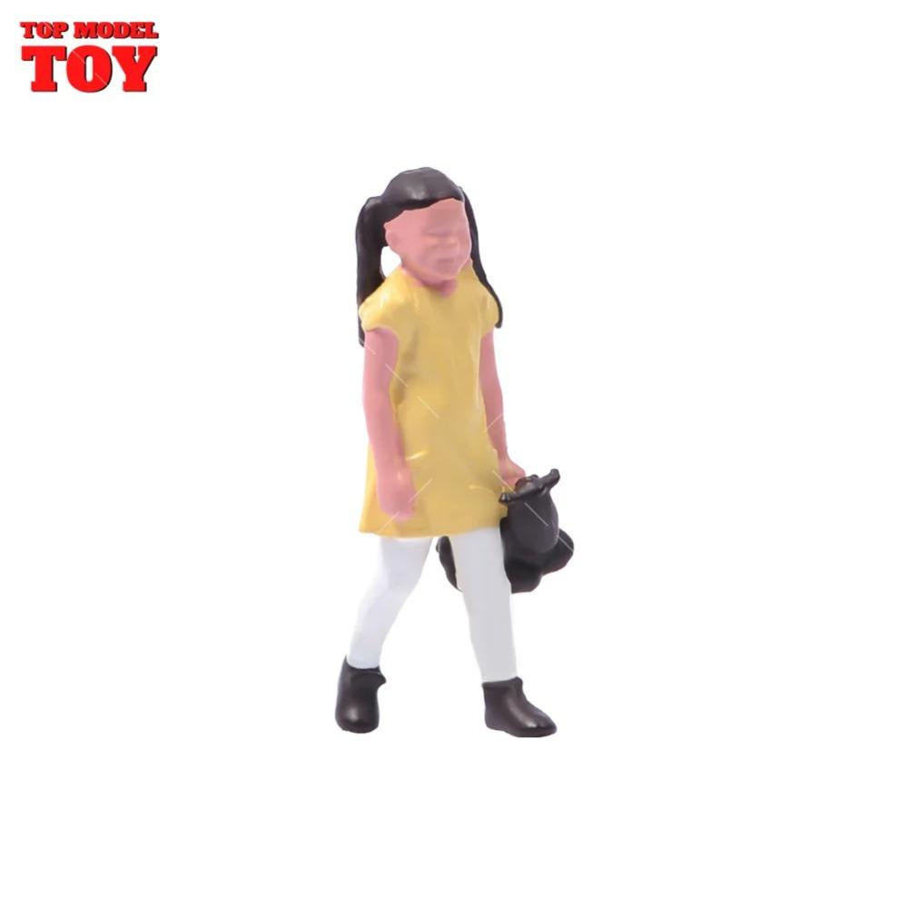 Раскрашенные миниатюры Масштаб 1/64 Красота Красивый Мальчик Полицейский Девушки Мужчина Женщина Сцена Фигурка Модель Для Автомобиля Транспортные Средства Украсить