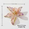 Exquisite Romantic Iris Flower Brooch Wedding Party Gifts Brooches Jewelry  For Men Women