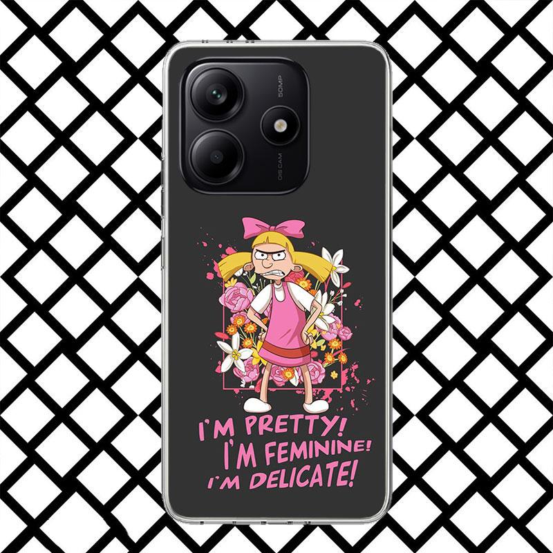 Мультяшный чехол для телефона Hey Arnold для Xiaomi Redmi Note 15 14 14S 13 12 12S 11 Pro Plus 11E 11T 11S 10S 5G Мягкий чехол Fundas