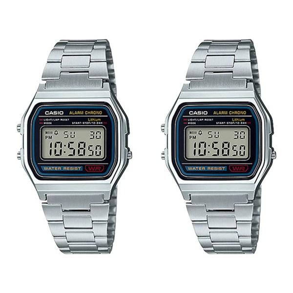 Casio Vintage Digital Wristwatch A158WA-1U 2p
