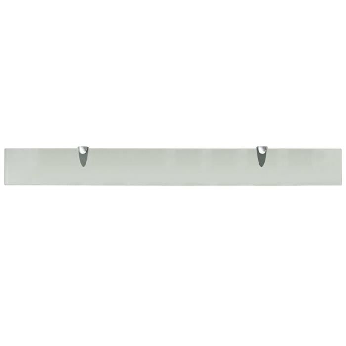 VidaXL Wall Shelves 2 Pcs Glass 90 X 10 Cm 8 Mm